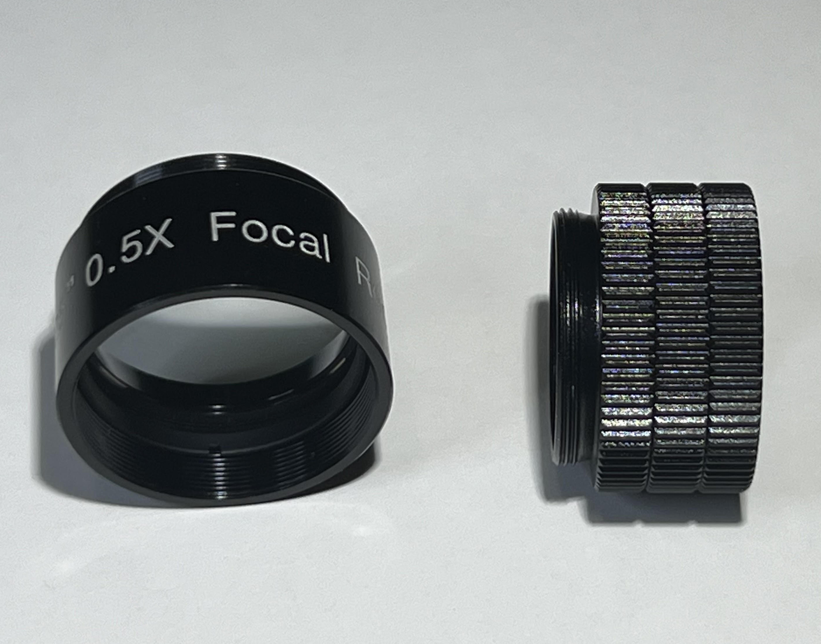 0.5X Focal Reducer and 3 5mm spacers
